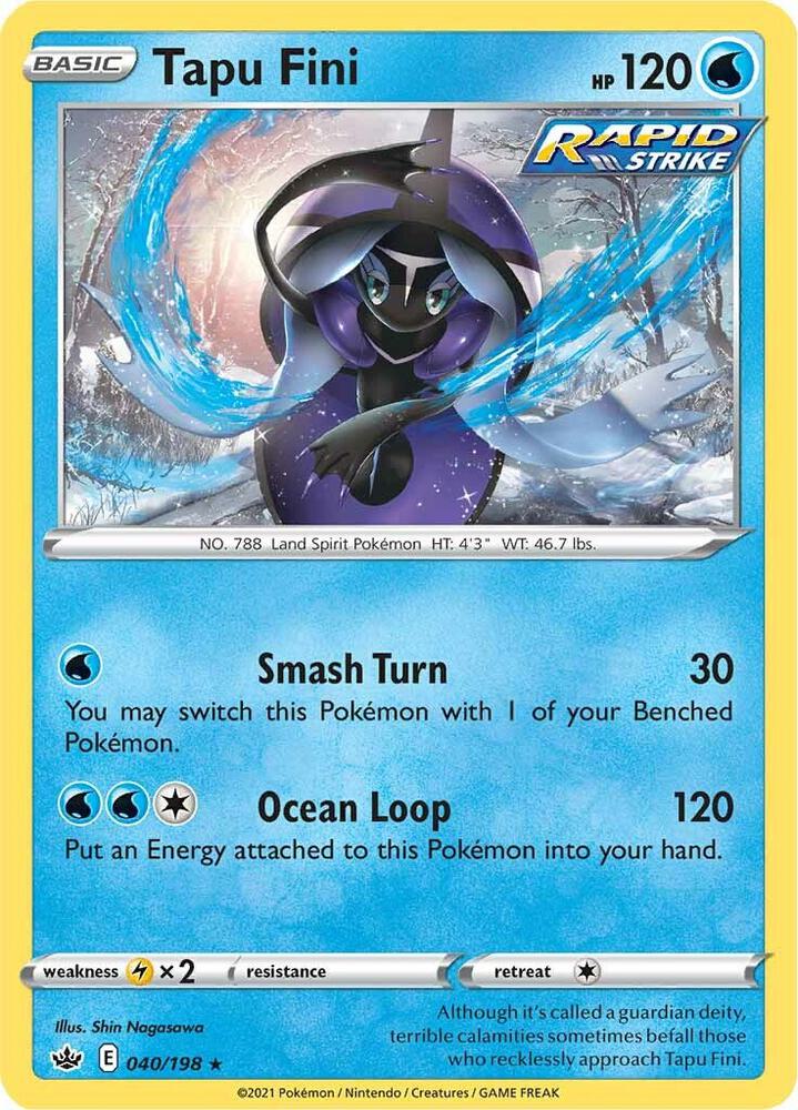 Tapu Fini - SWSH06: Chilling Reign