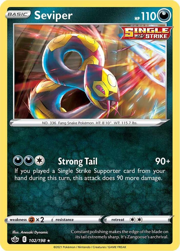 Seviper - SWSH06: Chilling Reign