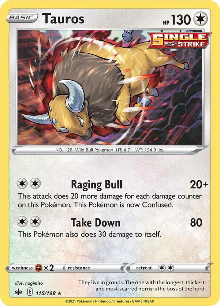Tauros - SWSH06: Chilling Reign