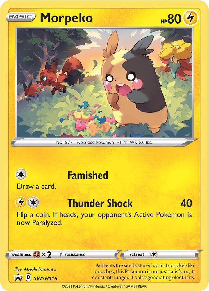 Morpeko - SWSH116 - SWSH: Sword & Shield Promo Cards