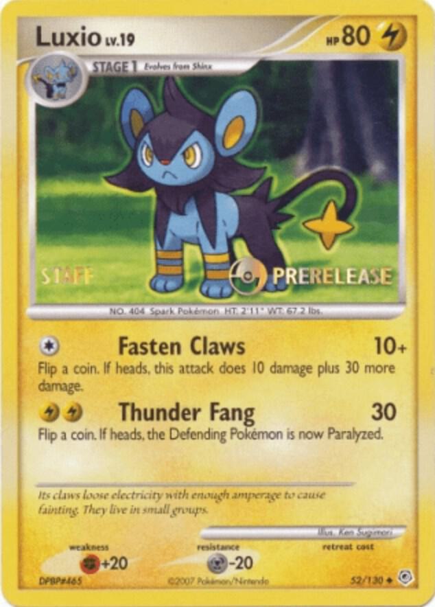 Luxio (Prerelease) [Staff]