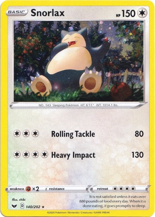 Snorlax - 140/202 (Cosmos Holo) - Blister Exclusives