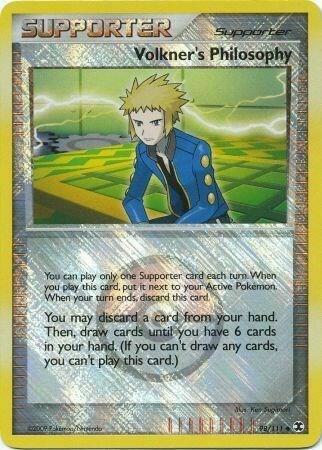 Volkner's Philosophy - 98/111 (Player Reward) - League & Championship Cards