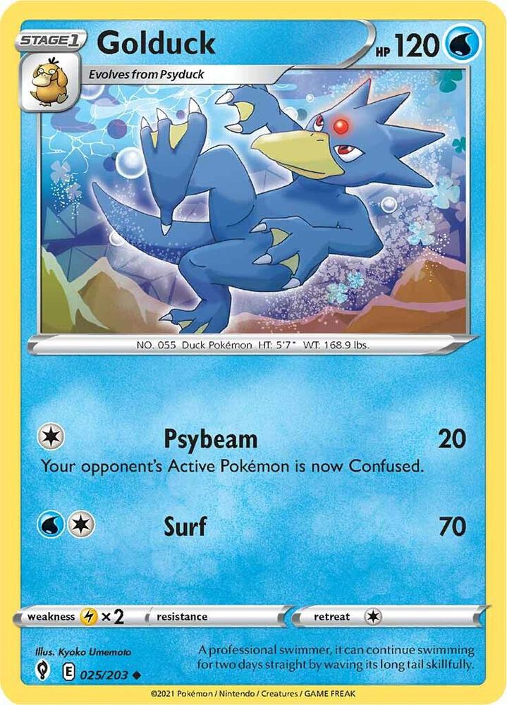 Golduck - SWSH07: Evolving Skies