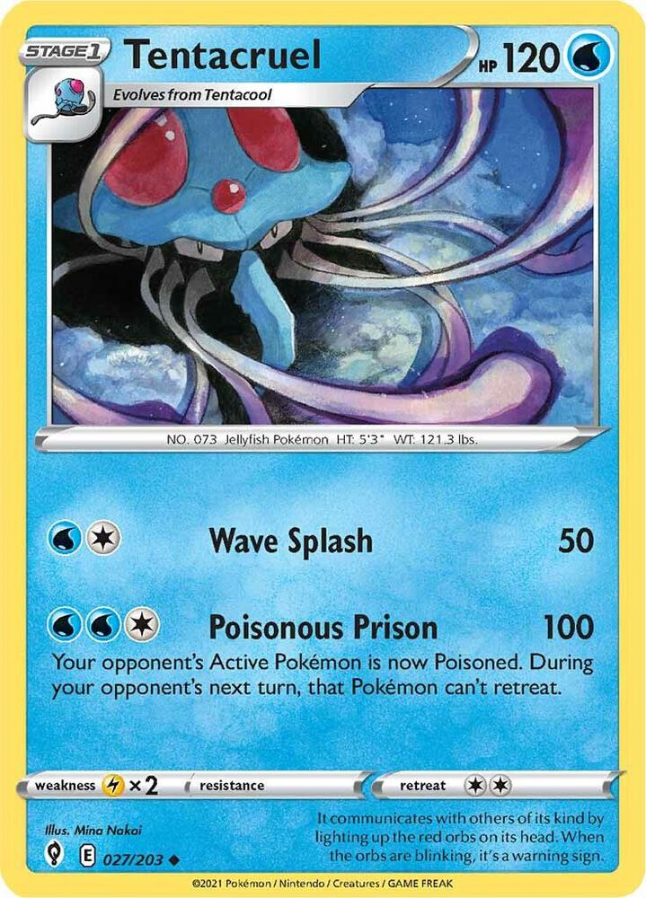 Tentacruel - SWSH07: Evolving Skies