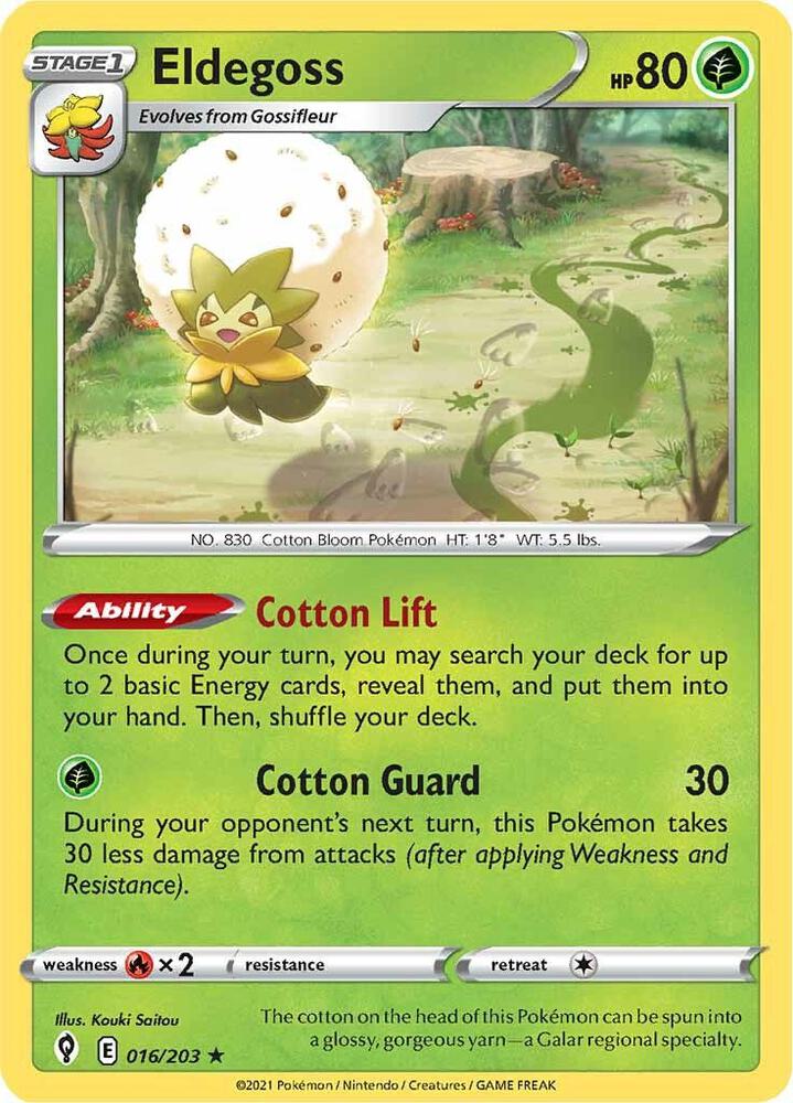 Eldegoss - SWSH07: Evolving Skies