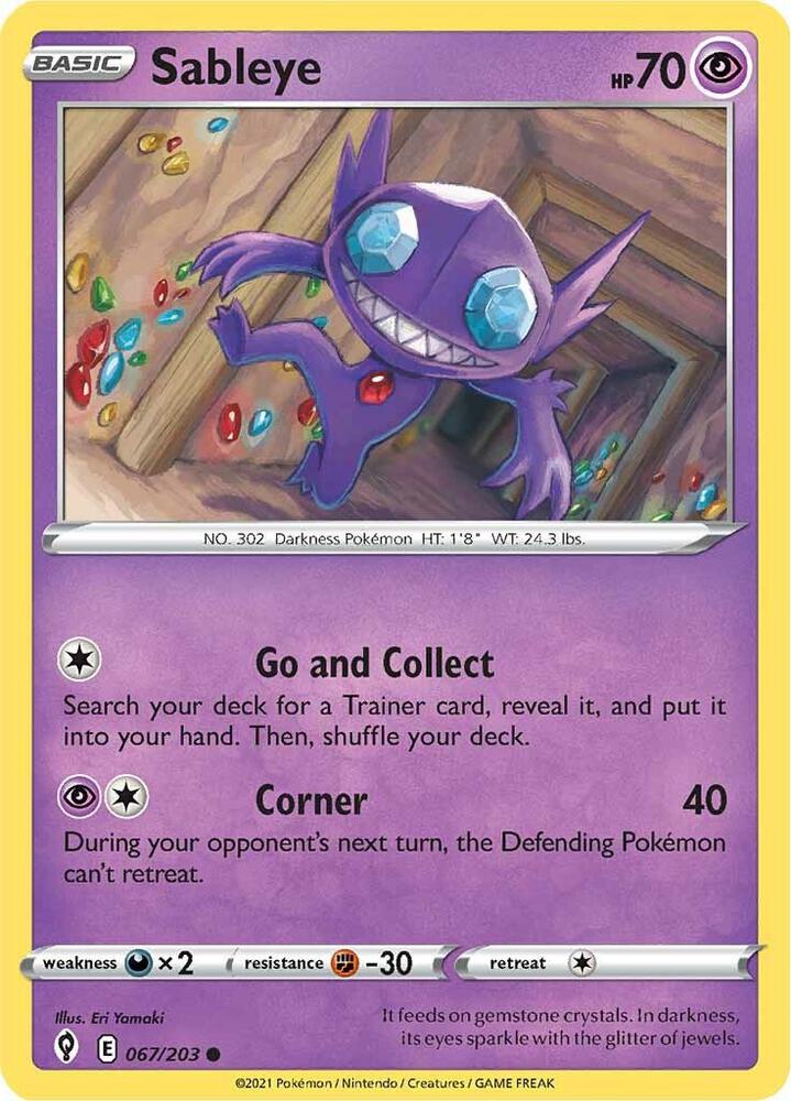 Sableye - SWSH07: Evolving Skies