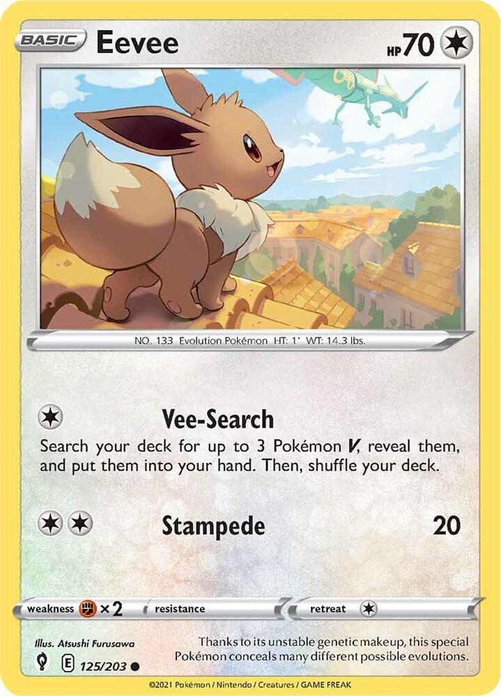 Eevee - SWSH07: Evolving Skies