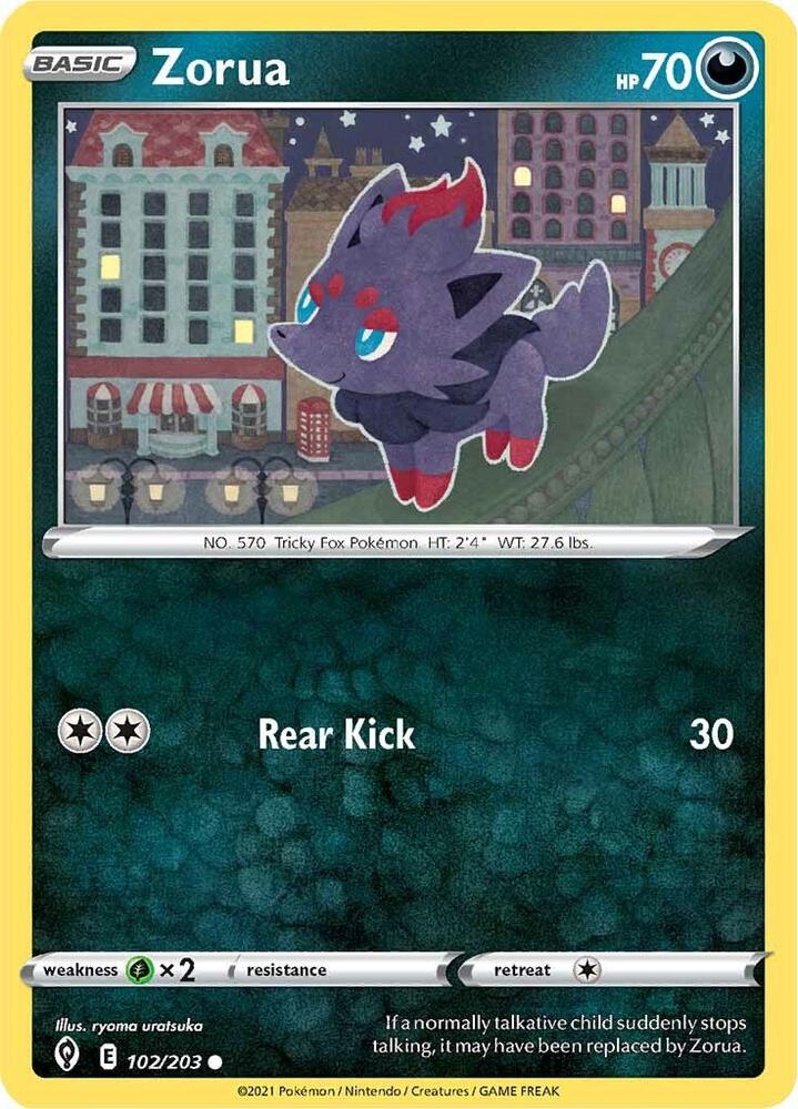 Zorua - SWSH07: Evolving Skies