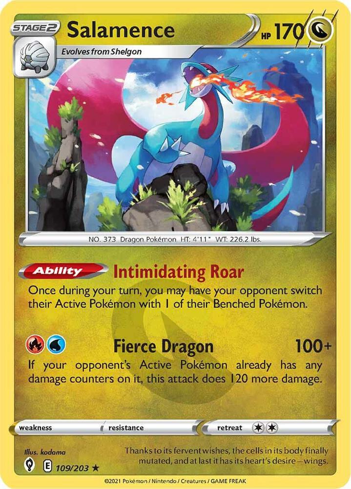 Salamence - SWSH07: Evolving Skies