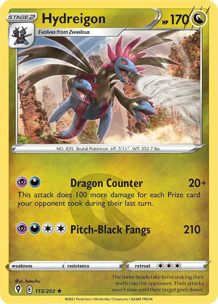 Hydreigon - SWSH07: Evolving Skies