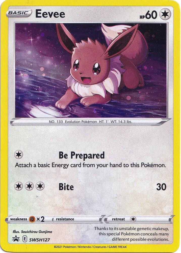 Eevee - SWSH127 - SWSH: Sword & Shield Promo Cards