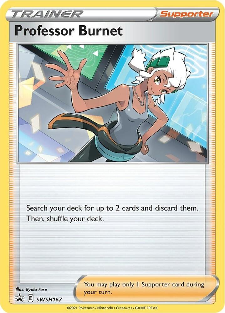 Professor Burnet - SWSH167 - SWSH: Sword & Shield Promo Cards