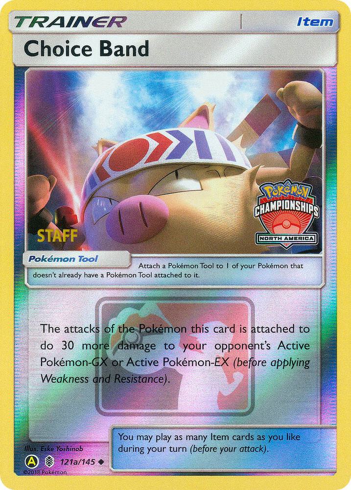 Choice Band - 121a/145 (North America Championships) [Staff] - League & Championship Cards