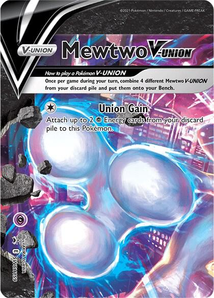 Mewtwo V-UNION - SWSH159 - SWSH: Sword & Shield Promo Cards