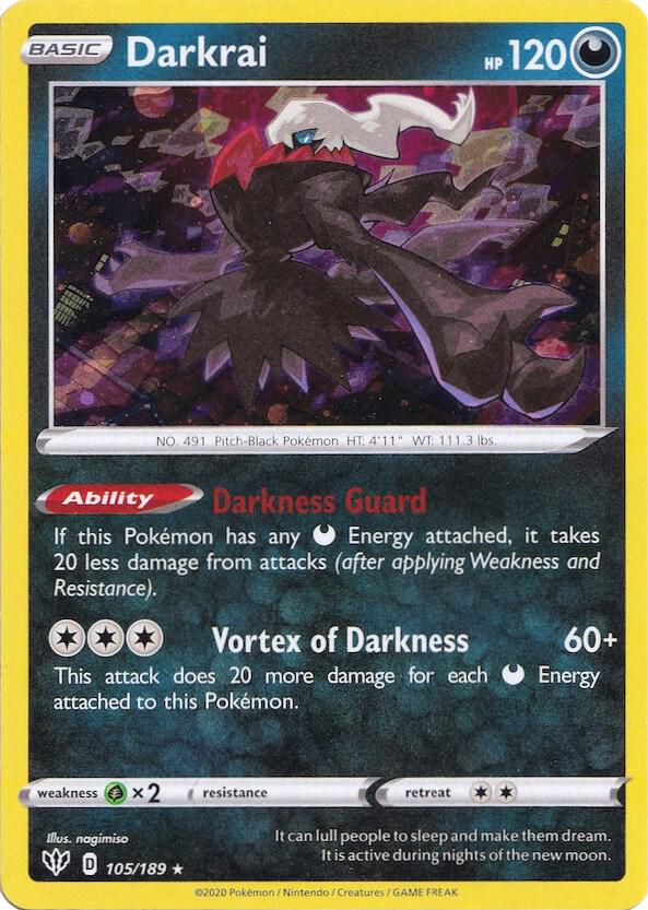 Darkrai - 105/189 (Cosmos Holo) - Miscellaneous Cards & Products