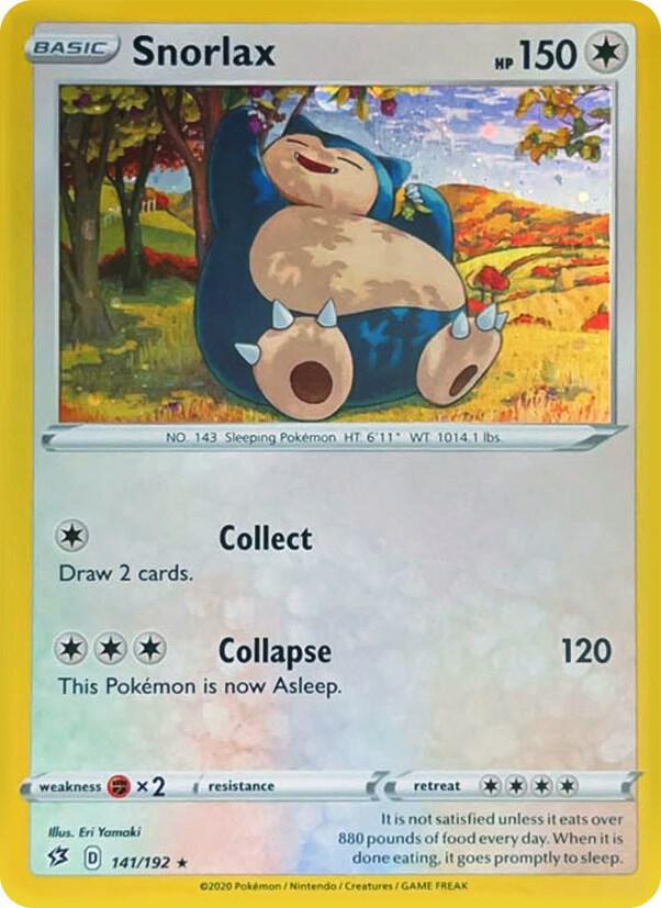 Snorlax - 141/192 (Cosmos Holo) - Miscellaneous Cards & Products