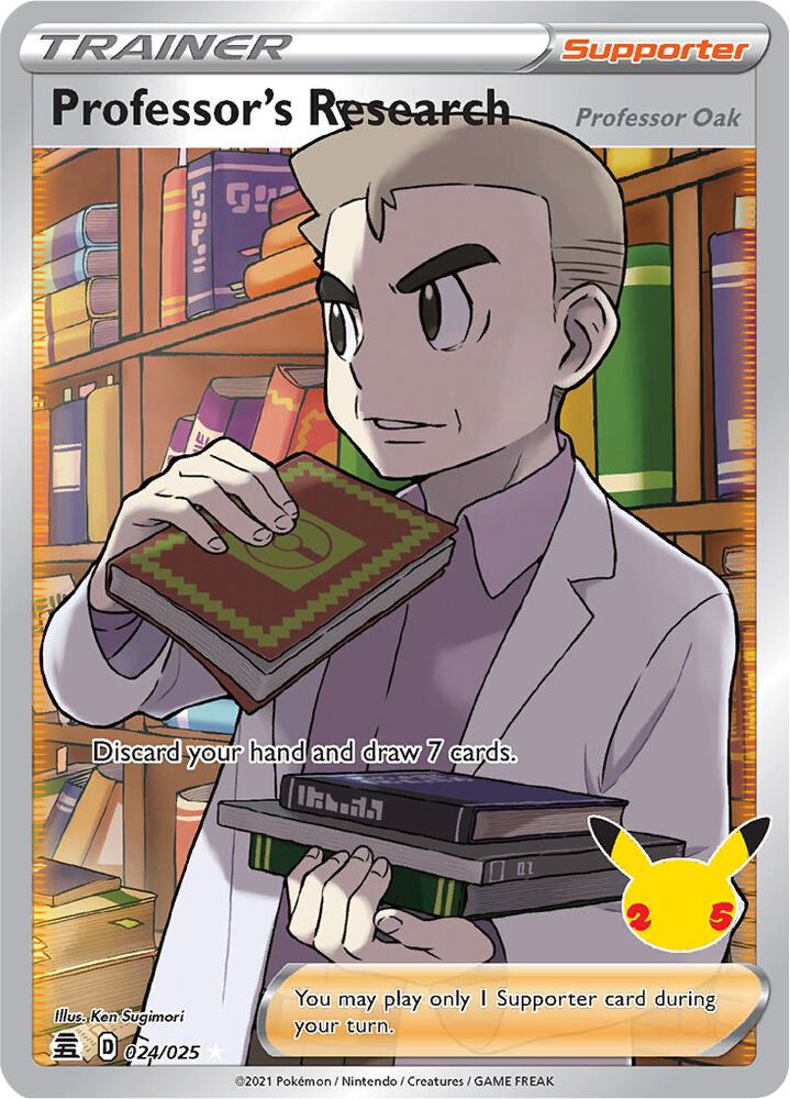 Professor's Research [Professor Oak] (Full Art) - Celebrations