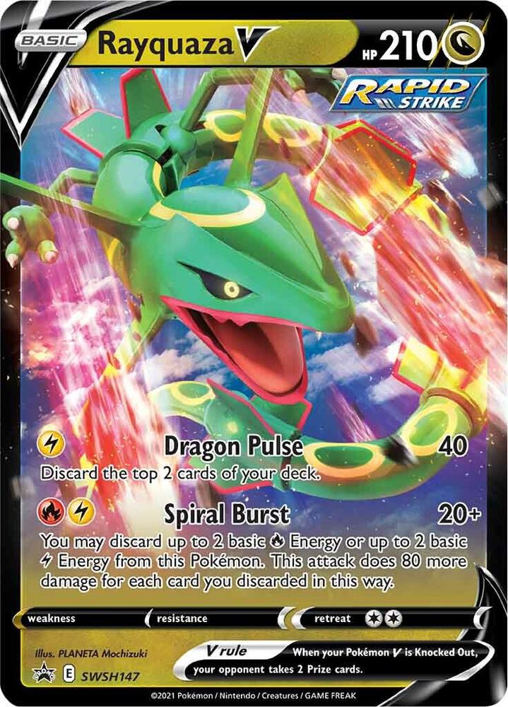 Rayquaza V - SWSH147 - SWSH: Sword & Shield Promo Cards