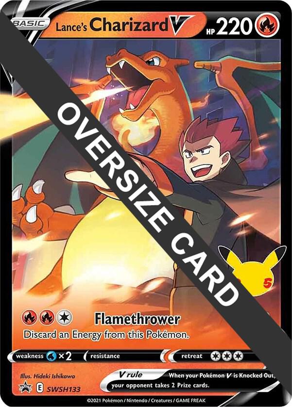 Lance's Charizard V - SWSH133 - Jumbo Cards