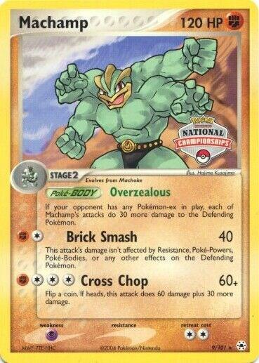 Machamp - 9/101 (National Championships) - League & Championship Cards