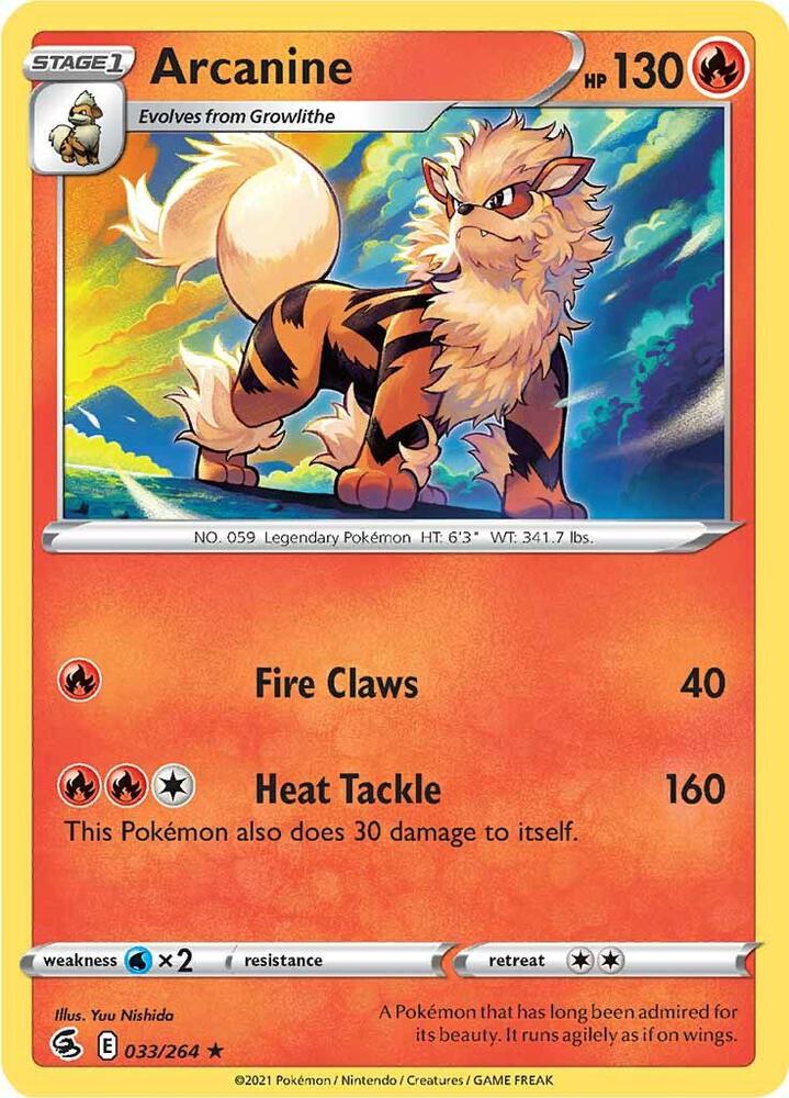 Arcanine - SWSH08: Fusion Strike