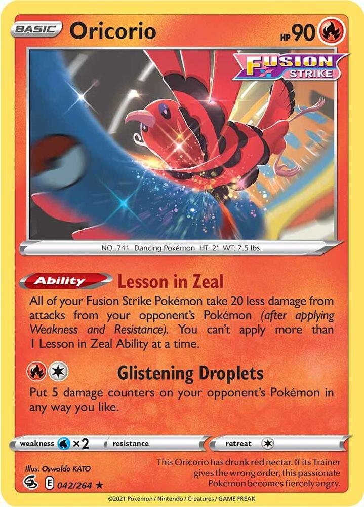 Oricorio - SWSH08: Fusion Strike