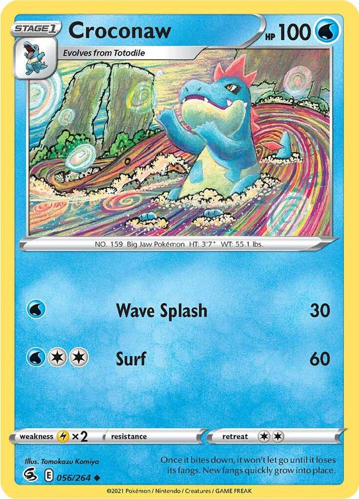 Croconaw - SWSH08: Fusion Strike