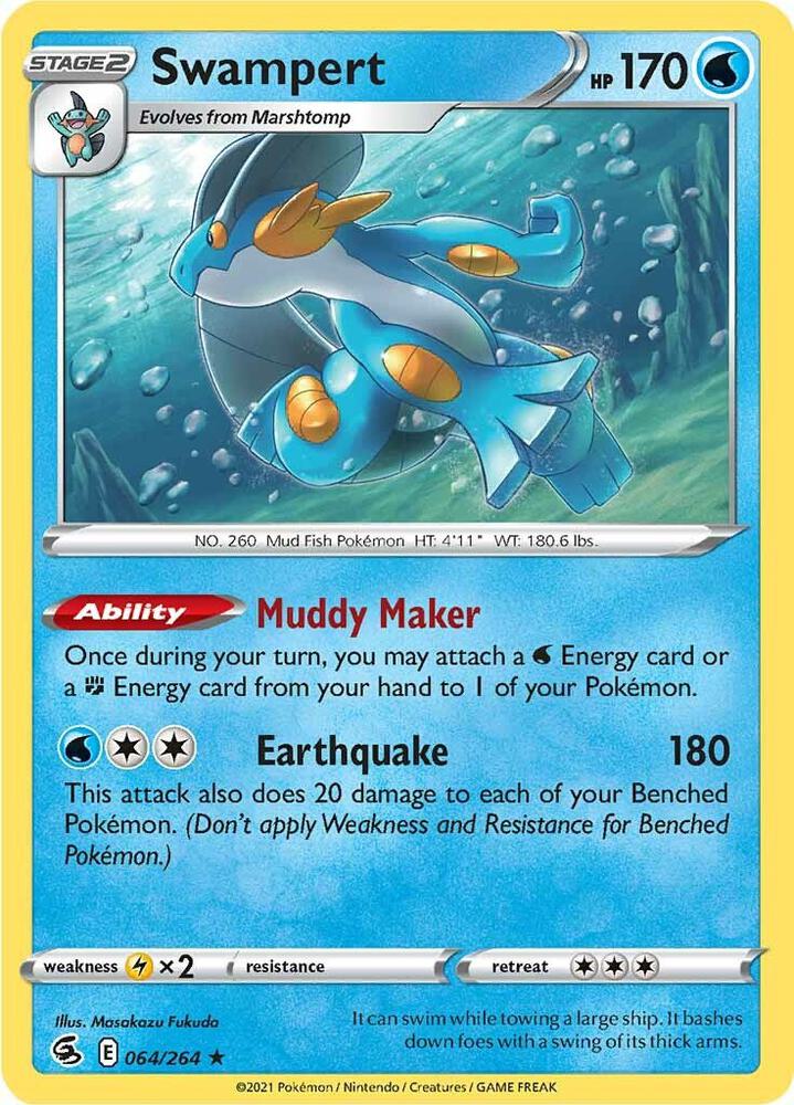 Swampert - SWSH08: Fusion Strike
