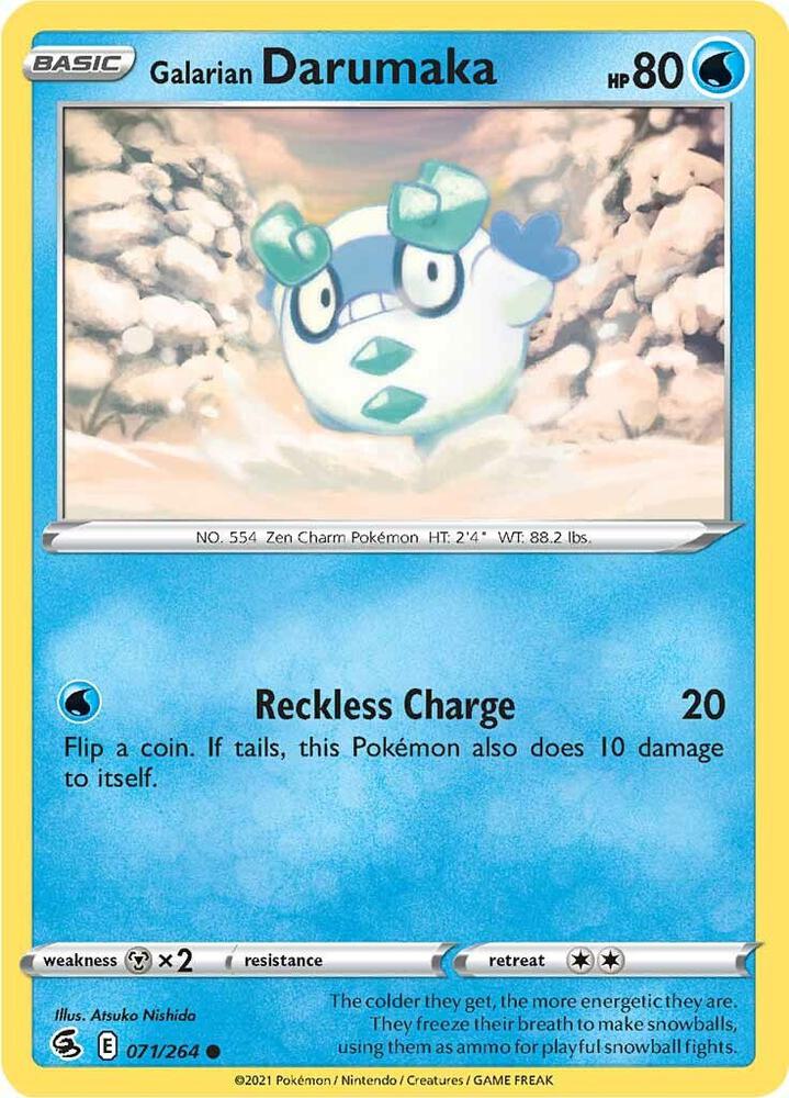 Galarian Darumaka - SWSH08: Fusion Strike