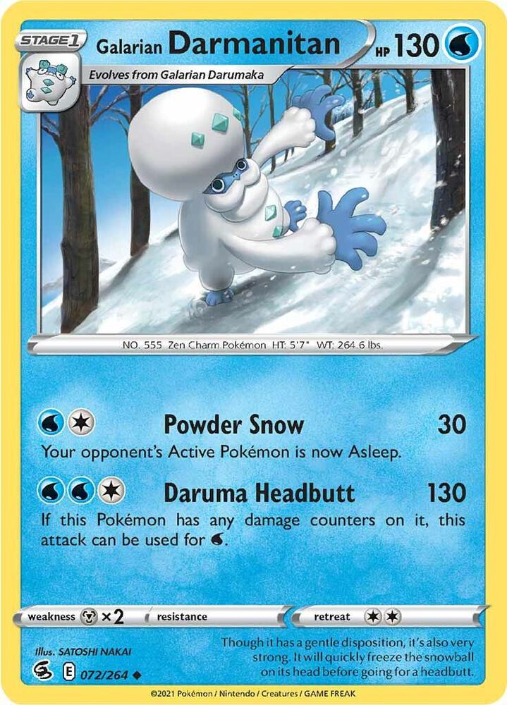 Galarian Darmanitan - SWSH08: Fusion Strike