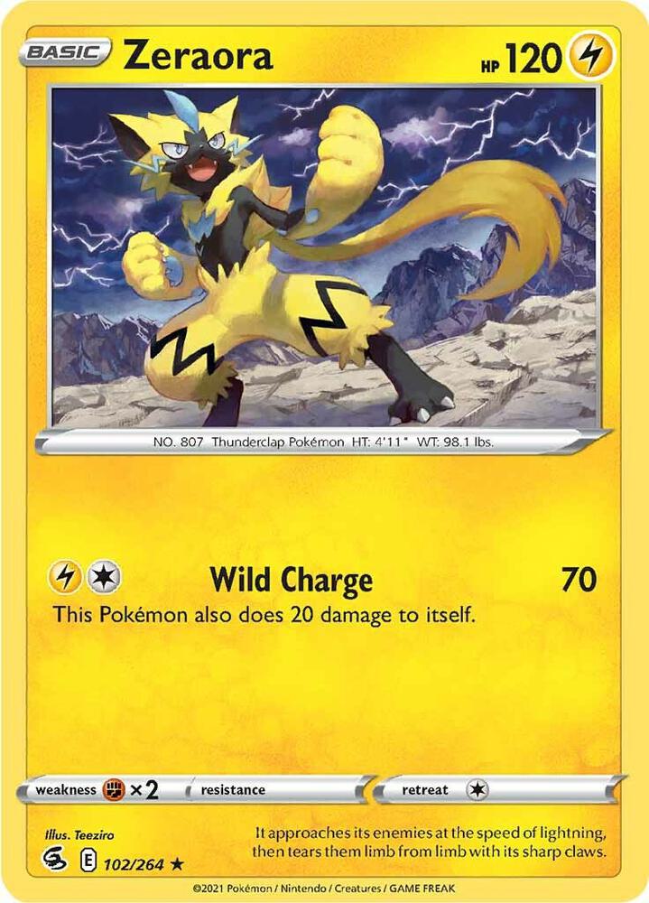 Zeraora - SWSH08: Fusion Strike
