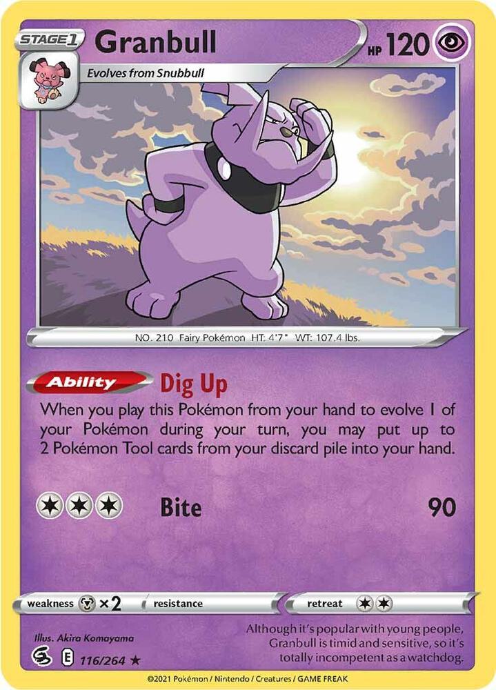 Granbull - SWSH08: Fusion Strike