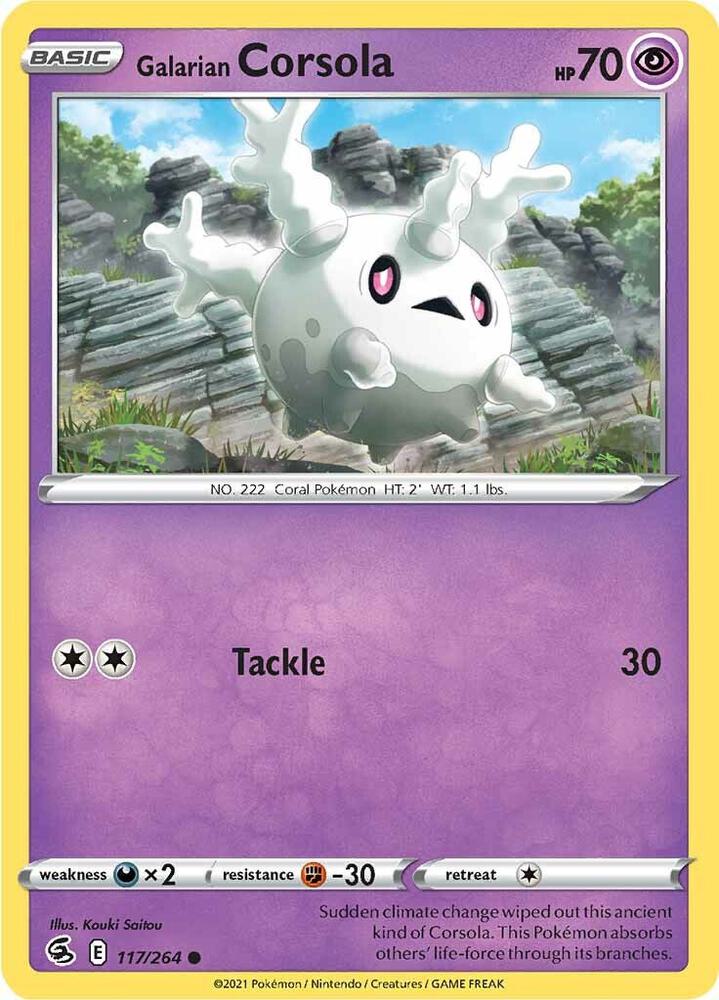 Galarian Corsola - SWSH08: Fusion Strike