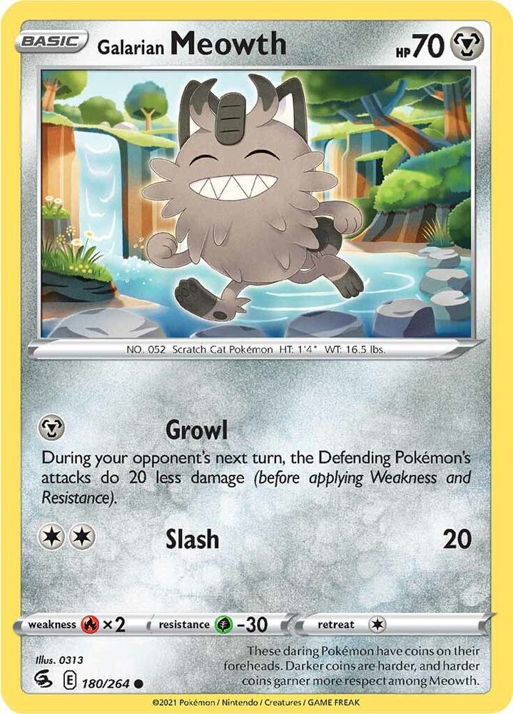 Galarian Meowth - SWSH08: Fusion Strike