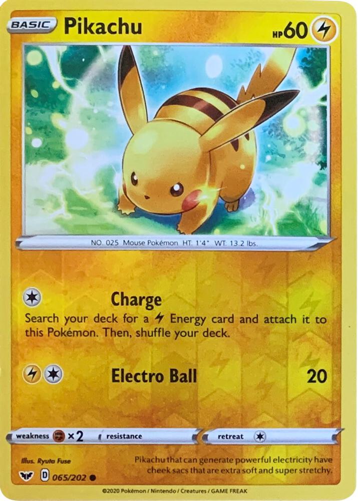 Pikachu - 065/202 (Reverse Cosmos Holo) - Miscellaneous Cards & Products
