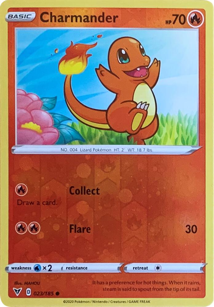 Charmander - 023/185 (Reverse Cosmos Holo) - Miscellaneous Cards & Products