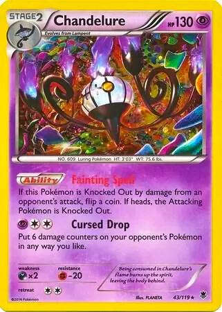 Chandelure (Cosmos Holo)