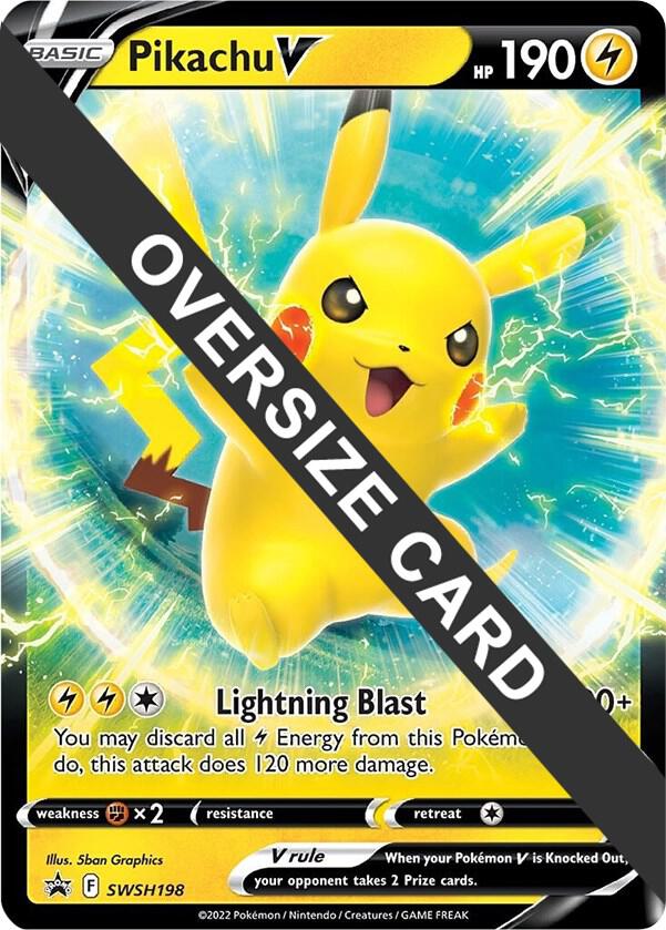 Pikachu V - SWSH198 - Jumbo Cards
