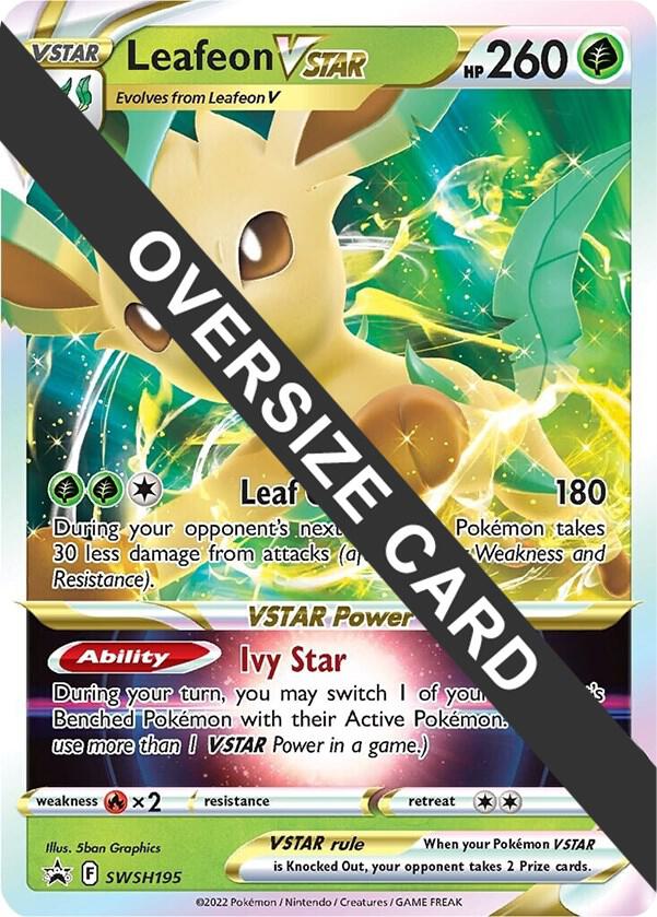 Leafeon VSTAR - SWSH195 - Jumbo Cards