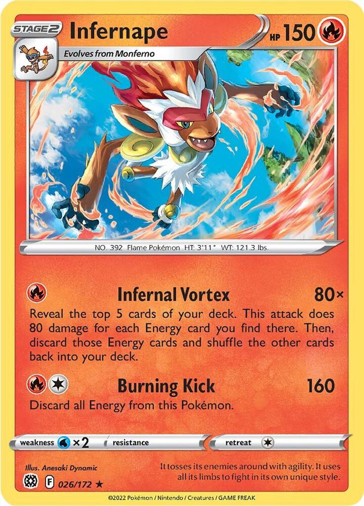 Infernape - SWSH09: Brilliant Stars