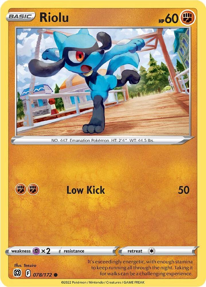 Riolu - SWSH09: Brilliant Stars