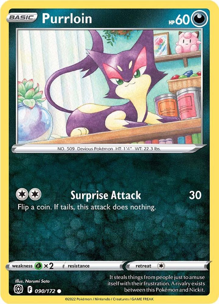 Purrloin - SWSH09: Brilliant Stars