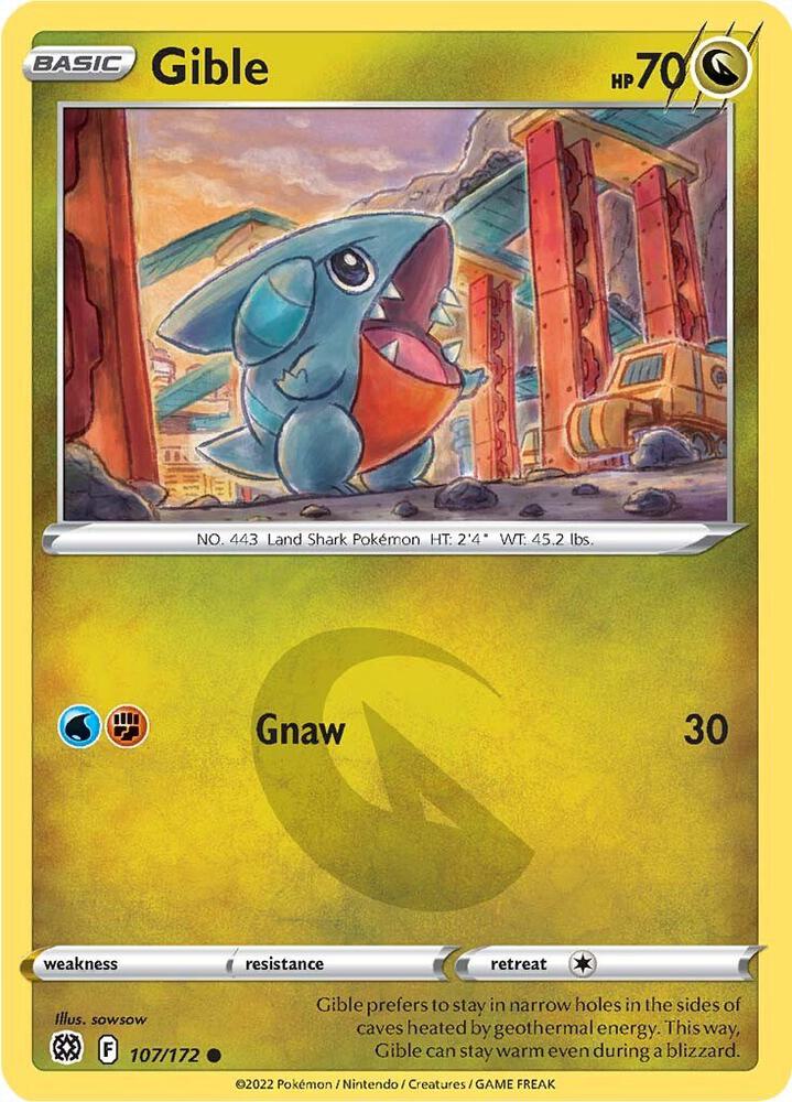 Gible - SWSH09: Brilliant Stars