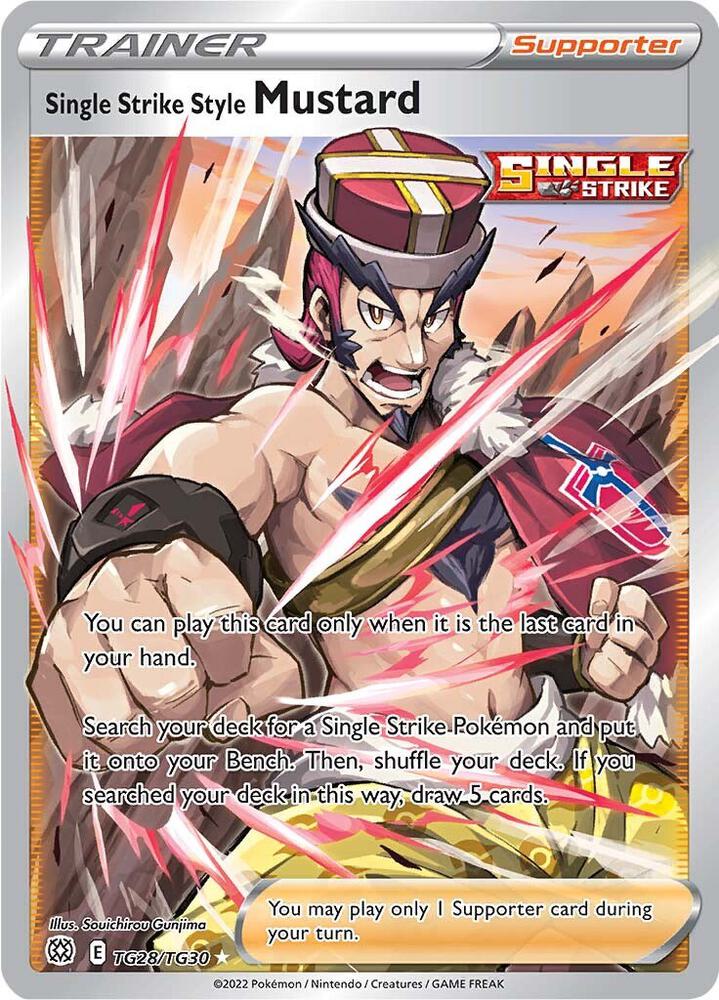 Single Strike Style Mustard - SWSH09: Brilliant Stars Trainer Gallery