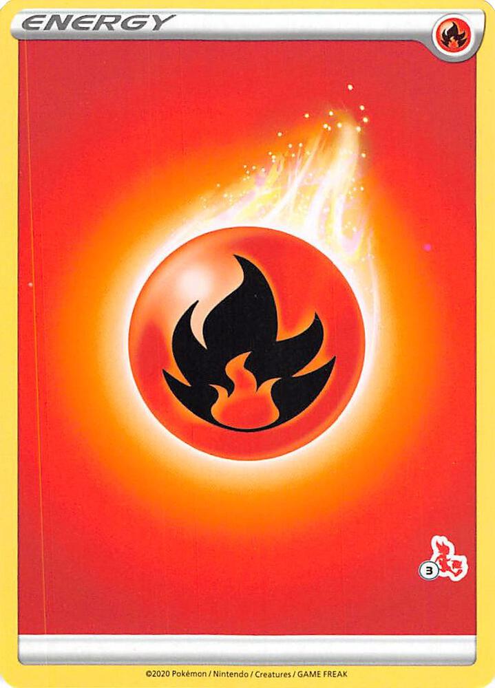 Fire Energy (#3 Cinderace Stamped) - Battle Academy 2022