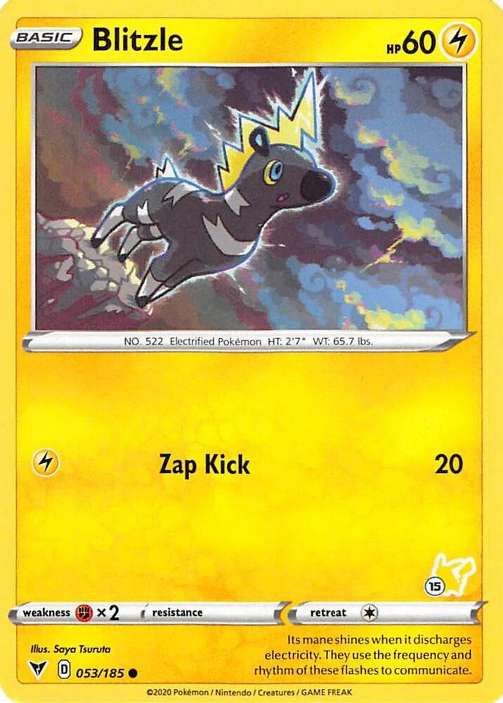 Blitzle (#15 Pikachu Stamped)