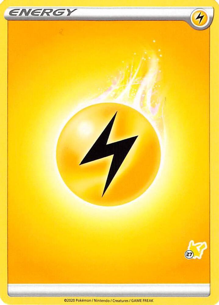 Lightning Energy (#27 Pikachu Stamped) - Battle Academy 2022