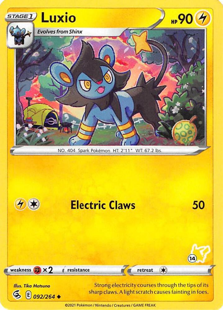 Luxio (#14 Pikachu Stamped)