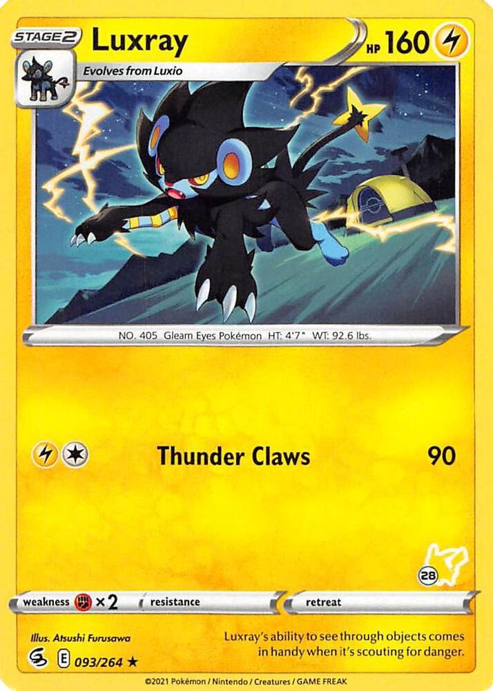 Luxray (#28 Pikachu Stamped)